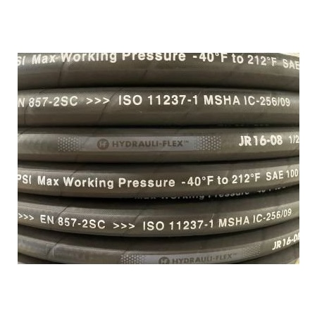 Hydrauli-Flex 1/2" SAE 100-R16 SN 2-WIRE MSHA  HYDRAULIC HOSE 328' COIL JR16-08-COIL